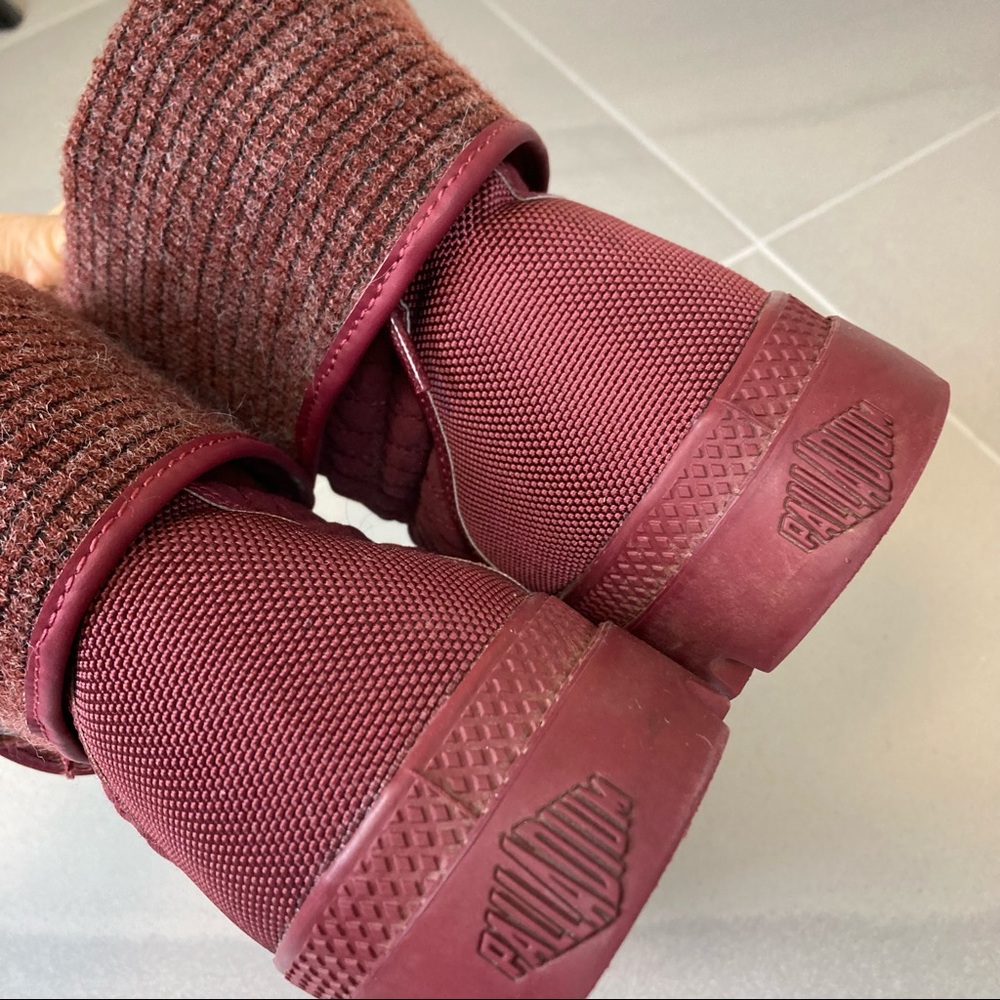 palladium unisex sneakers boots red Men’s 13 Women’s 14.5 - Picture 11 of 13